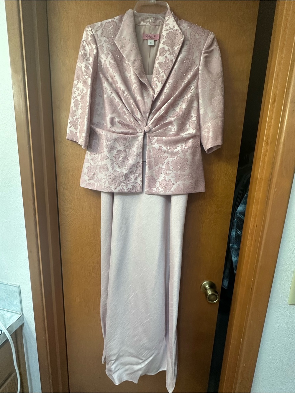 Vintage Eliza J Rose Pink Two-Piece Set